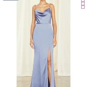Amsale Chloe Satin Gown
